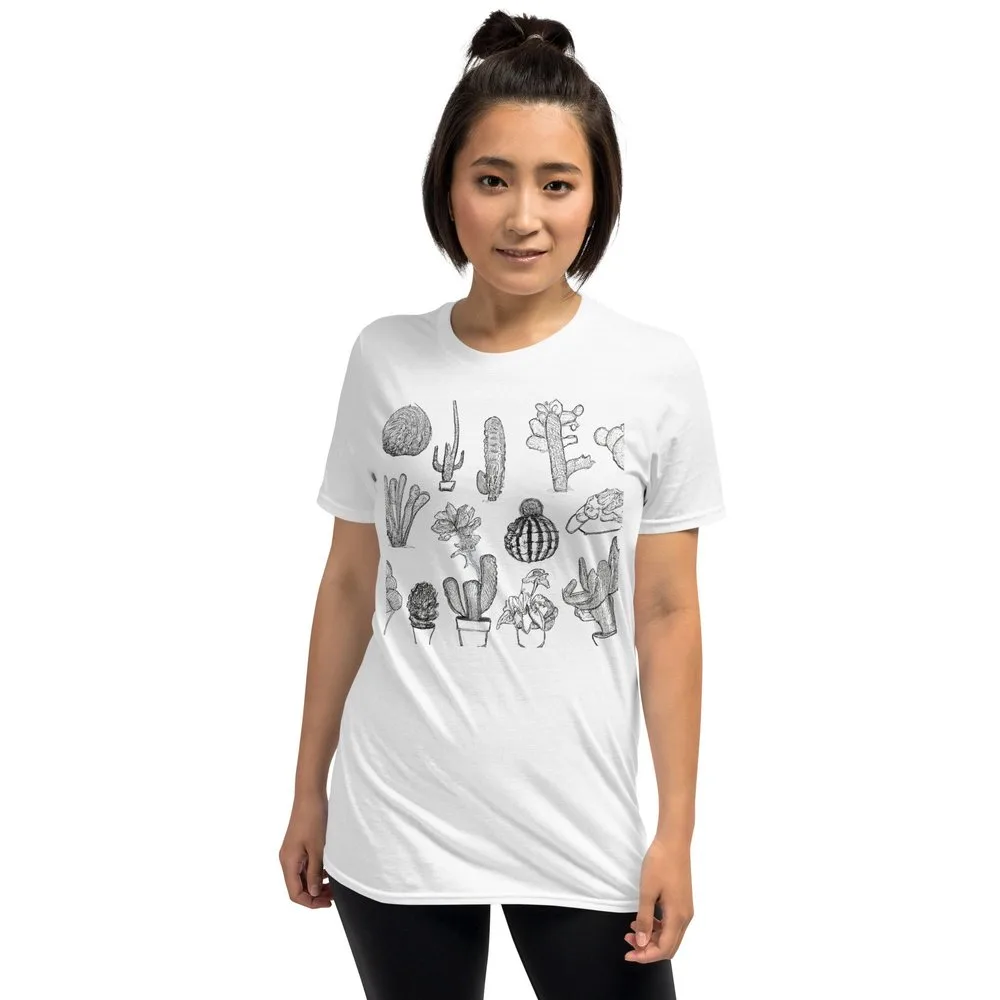 Cacti - Unisex Soft White T