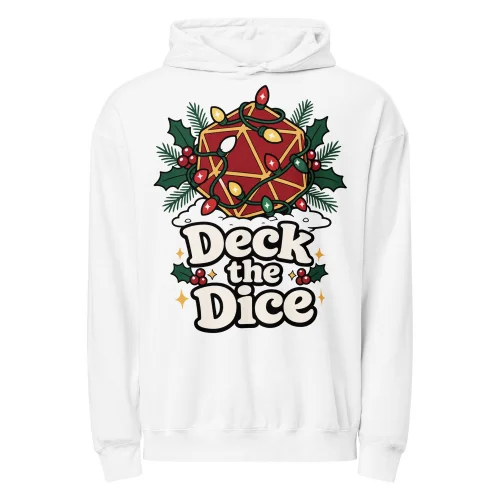 Deck the Dice – Big Front Print Hoodie