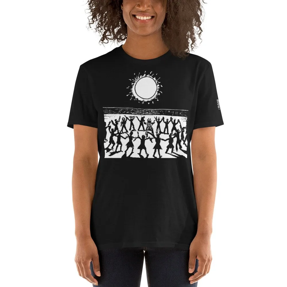 Drum Circle - Unisex Soft Black T