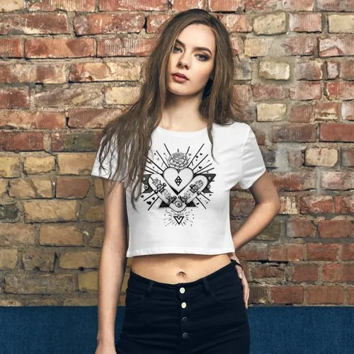 I Love Skateboarding, Crop Top